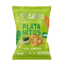 Patakis Lime Plantain Chips - 85g