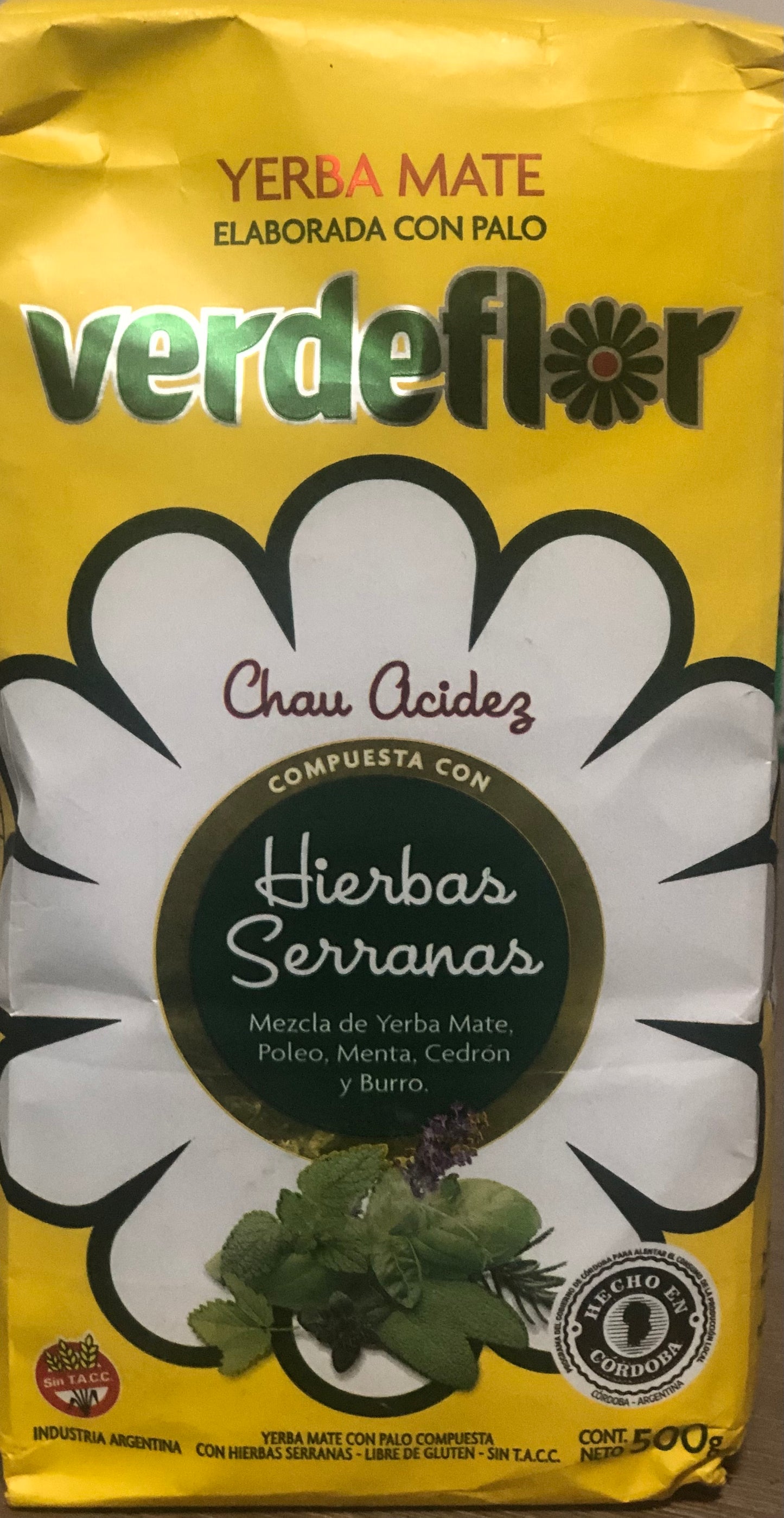YERBA MATE Verde flor