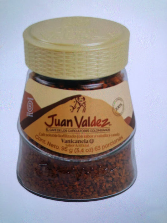 Freeze dried vanilla cinnamon Juan Valdez