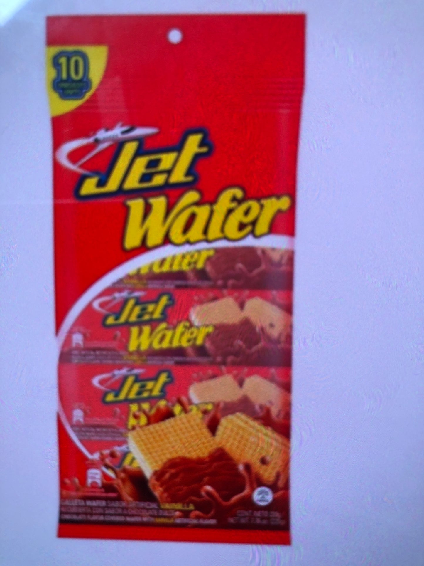 Wafer jet chocolate bar pack of 10