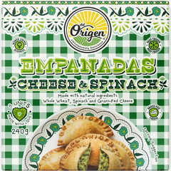 Gluten free Cheese and spinach empanada