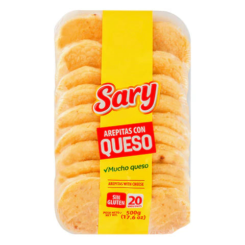 Mini white corn arepa with cheese - 500g