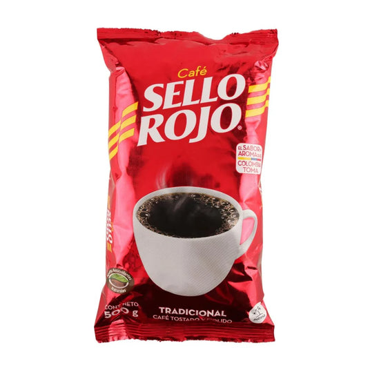 Coffe cafe sello rojo