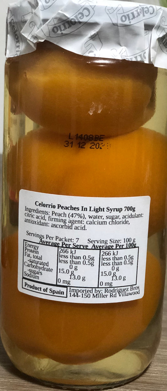 Peach /Melocotón Almíbar