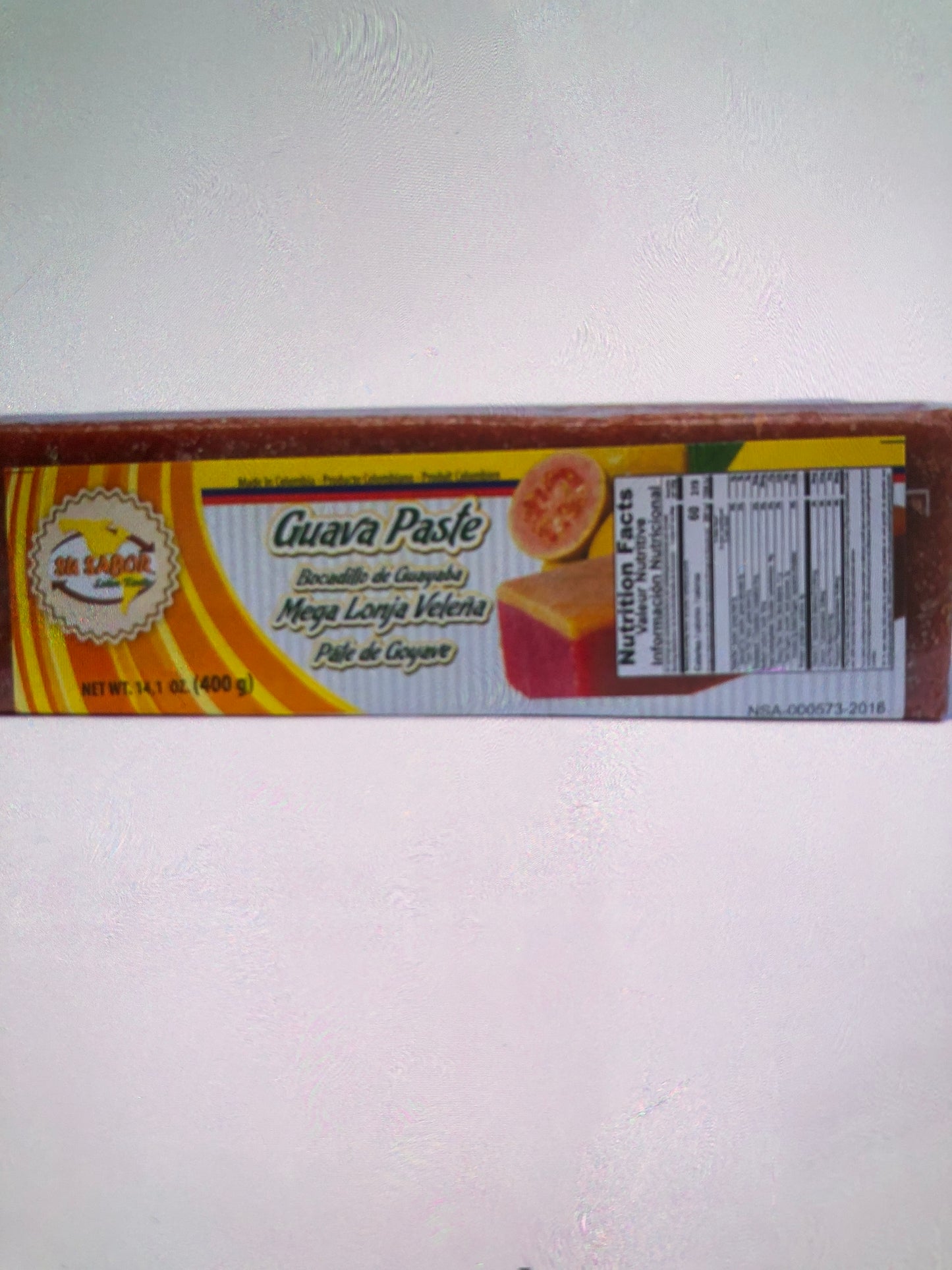 Bocadillo mega lonja Veleño / guava and arequipe