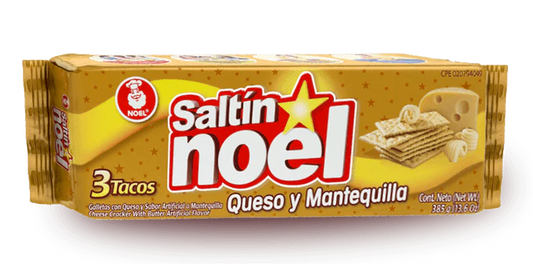 Saltin Cheese and Butter Crackers Noel (385g)