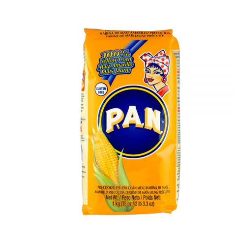 PAN Yellow Corn Flour / Harina PAN Amarilla (1kg)