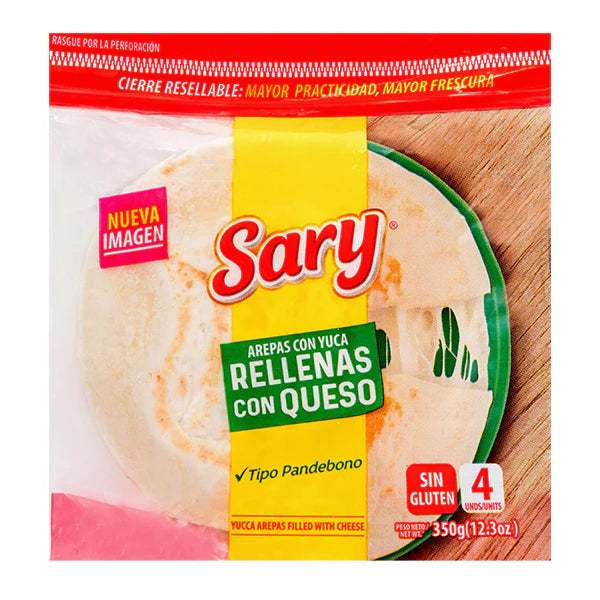 Cassava Arepa Filled with Cheese - 350g