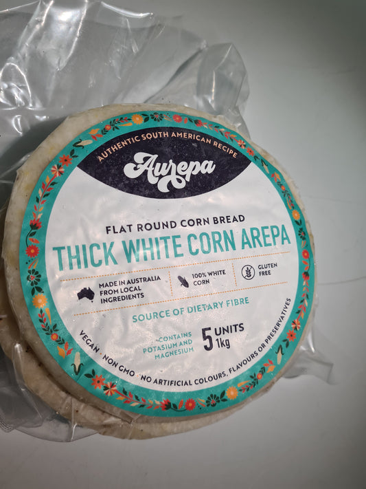 Thick white corn Aurepa