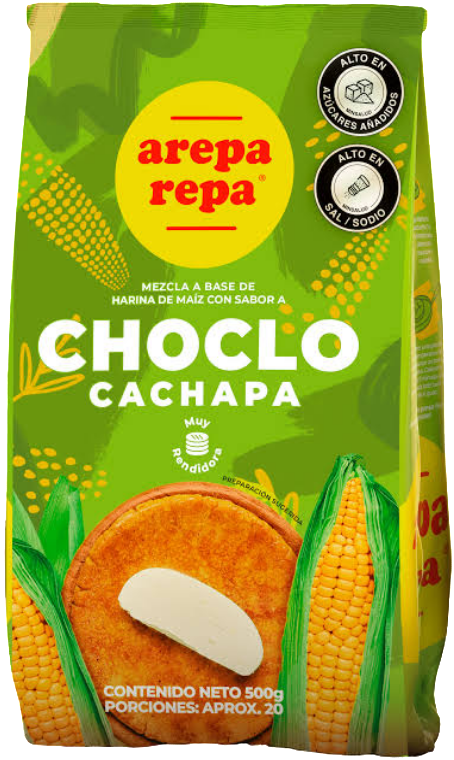 Harina base choclo cachapa