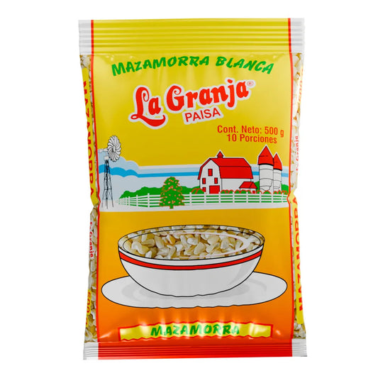 New! Peto Mazamorra La Granja Pasia- White Maize (500g)